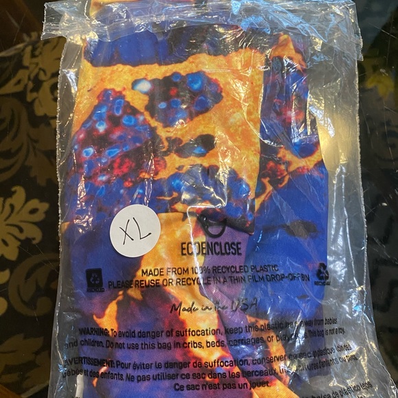 NEW Agstract Apparel Yoga & Athletic Leggings Crystal, Rock, Earth Prints-Lava - Picture 7 of 7